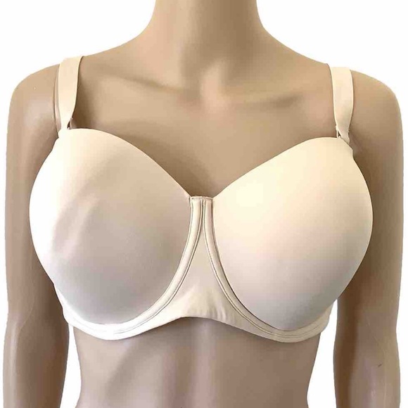 Skims Fits Everybody Strapless Bra 40DDD in Sand color, BA-BAN-3151 - Picture 4 of 14